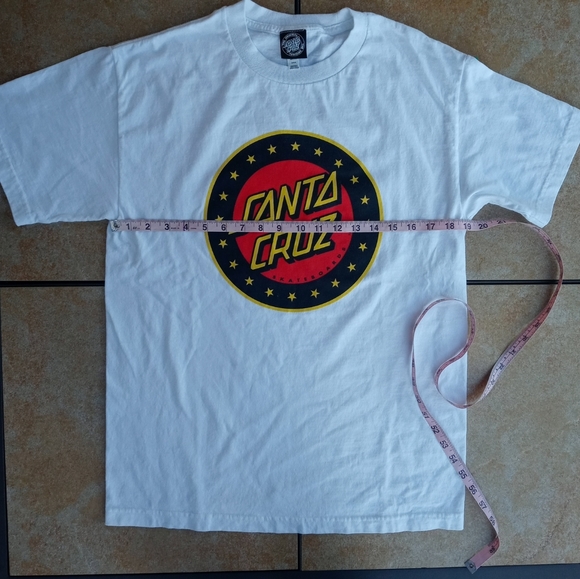 Santa Cruz Skateboards Classic Dot Medium T Shirt - Picture 5 of 9